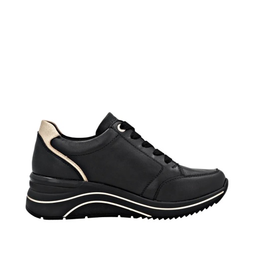Pantofi dama casual din piele naturala, Remonte D0T03-03, negru - Img 6