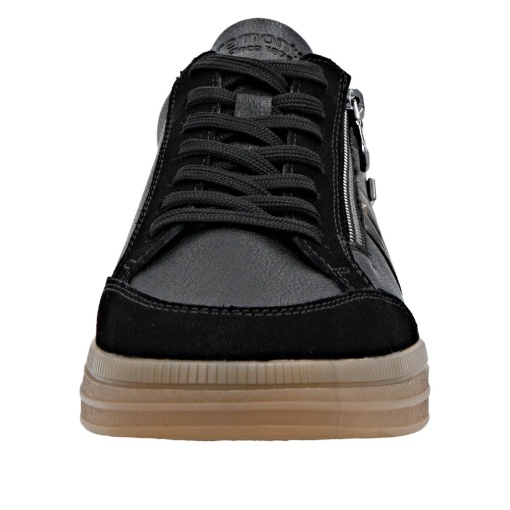 Pantofi dama casual din piele naturala, Remonte, D2C04-03, negru - Img 8