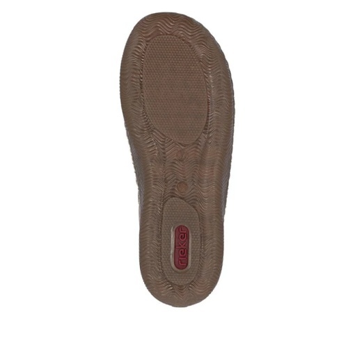 Pantofi dama casual din piele naturala, Rieker N2450-20, bej - Img 5