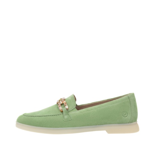 Pantofi dama casual, Remonte D2F00-52 din piele naturala, verde - Img 4