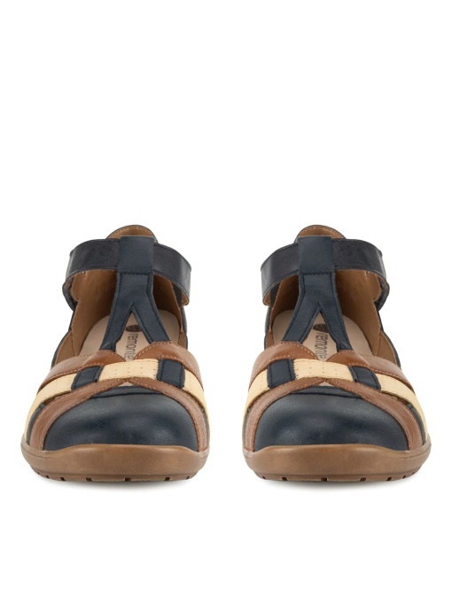 Pantofi dama de vara din piele naturala, Remonte R7601-14, bleumarin - Img 3