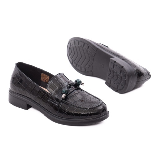 Pantofi dama din piele naturala lacuita, PASS Collection J9J980002A 01-O - Img 4
