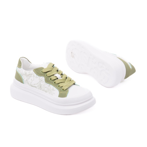 Pantofi dama PASS Collection, 2USL60008C J9-Z din piele naturala, alb - Img 4