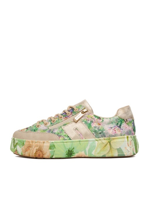 Pantofi dama sport din material textil, Rieker M7711-91, multicolor - Img 6