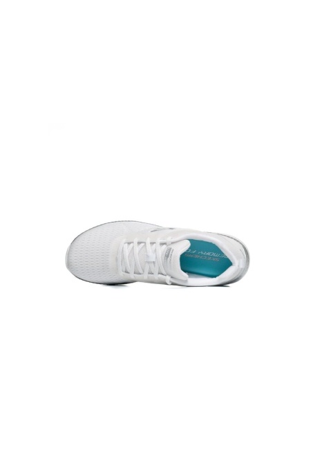 Pantofi dama sport din material textil, Skechers BOUNTIFUL - QUICK PA 12607 WSL WHITE/SI, alb - Img 3