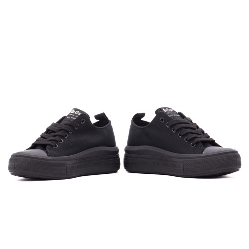 Pantofi dama sport din piele ecologica, Lee Cooper OBUWIE LCW-26-44-4484L, negru - Img 5