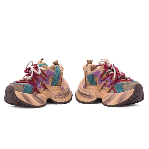 Pantofi dama sport din piele mix, Gryxx 1SW90001B 15-Z, multicolor - Img 5