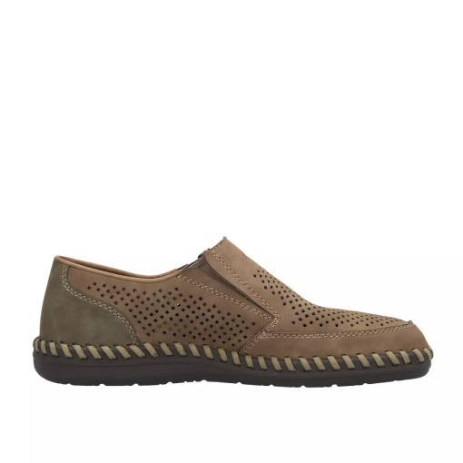 Pantofi de vara piele naturala nubuc, B2464-25 - Img 3