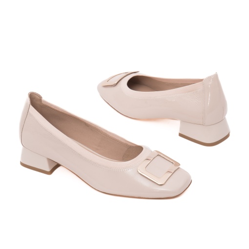 Pantofi eleganti dama din piele naturala, Caprice, 9-22300-44 141 SNOW NAPLAK, alb - Img 3