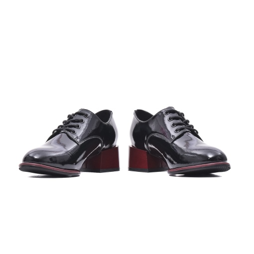 Pantofi eleganti, piele naturala lacuita,V4VA50020A 01-L - Img 4