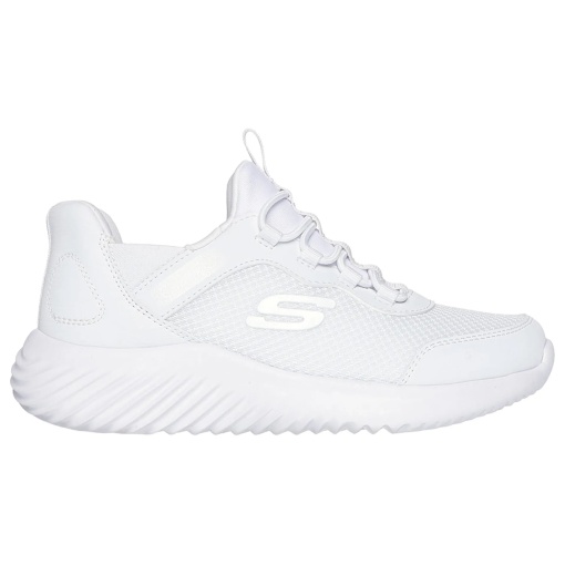 Pantofi sport femei din material textil, Skechers BOUNDER - BRISK-BURS 403822L WHT WHITE, alb - Img 4