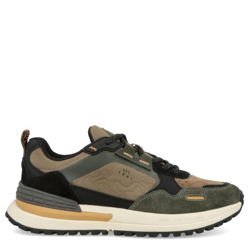 Pantofi sport JEEP verde militar JM52080A 866 Ground - Img 5