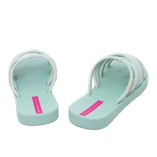 Papuci copii din cauciuc, Ipanema, 9B27233-BH031 B1-K, verde deschis - Img 6