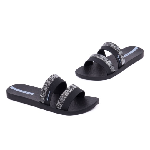Papuci dama din cauciuc, Ipanema, 9B83649-BB779 IPANEMA MESH SLIDE FEM 01-K, negru - Img 2