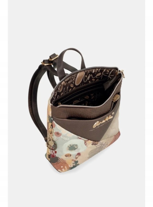 Rucsac damă TULIP BLOSSOM din piele ecologica, Anekke 43715-312 Multicolor - Img 2