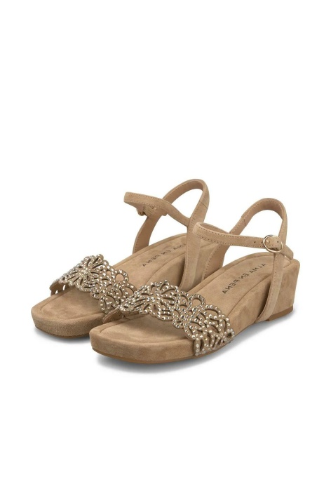 Sandale Damă Alma en Pena V267710 – Suede Sand - Img 4