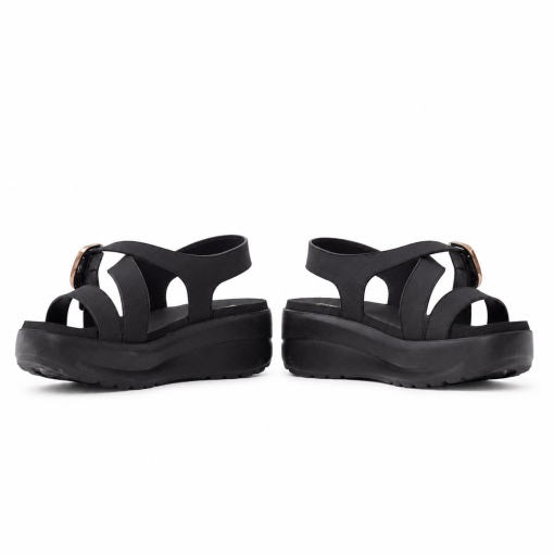 Sandale dama din material sintetic, Zaxy 9B19261-BR440 FLOW UP SANDAL AD 01-S, negru - Img 5