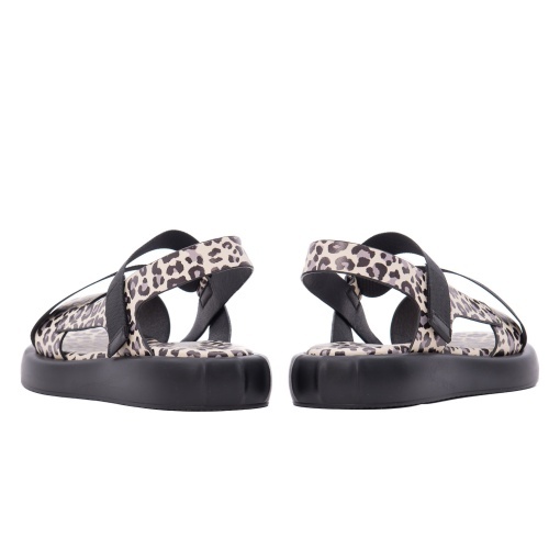 Sandale dama din piele mix, Gryxx H1WC80009C 45-Z, animal print - Img 6