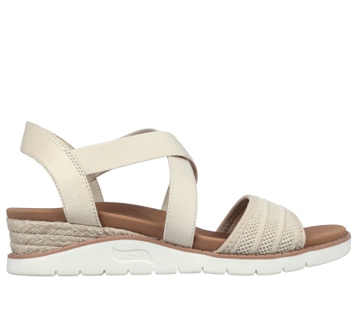 Sandale dama Skechers Arch Fit Beach Kiss - Boho Beyo 114013 NAT - Img 4
