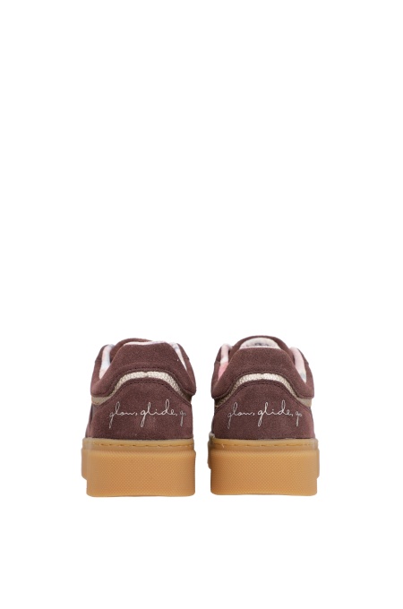 Sneakers damă din piele Anekke Berlin 433 Burgundy - Img 3