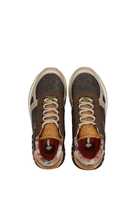 Sneakers damă din piele Anekke Lisboa 433 Brown - Img 7