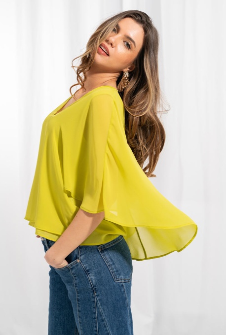 Bluza Hermosa verde-lime Ramia - Img 5