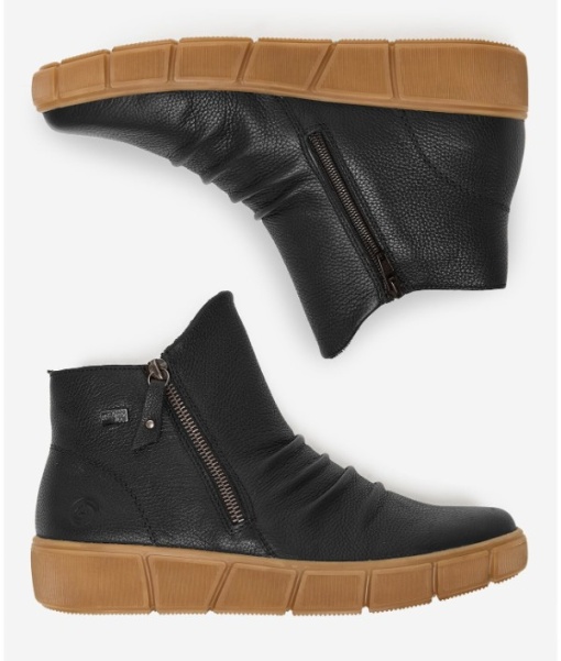 Botine casual din piele naturală Remonte D1T73-00 - Img 3