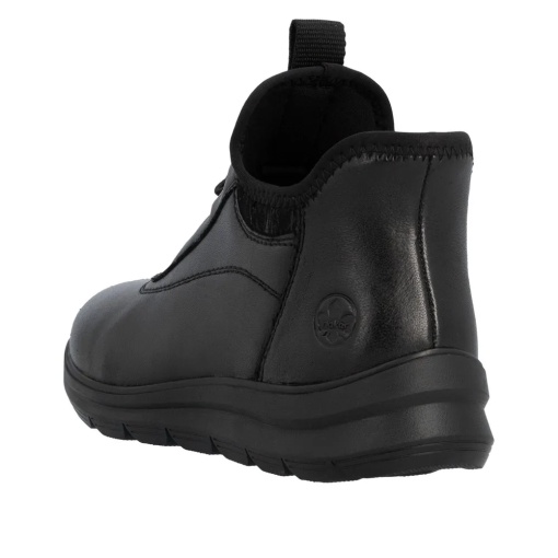 Botine casual din piele naturală Rieker Z0057-00 - Img 3