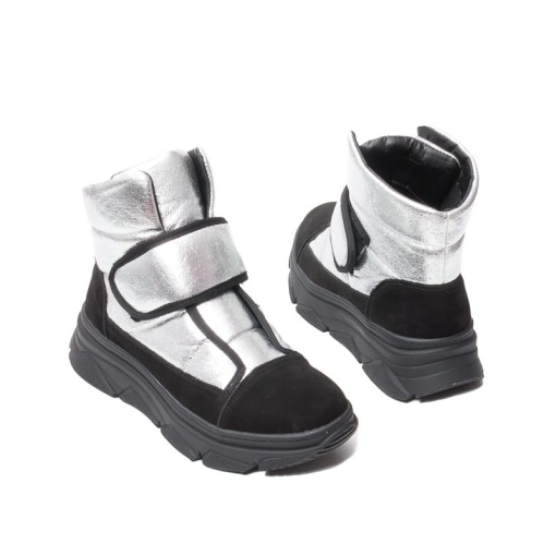 Botine dama casual, piele naturala intoarsa, T29267-1-1 18-Z - Img 3
