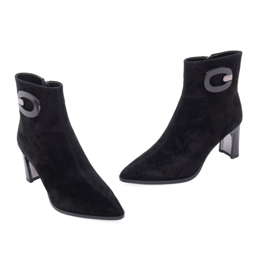 Botine dama din piele intoarsa, Epica 1K390003B 01-I, negru - Img 2