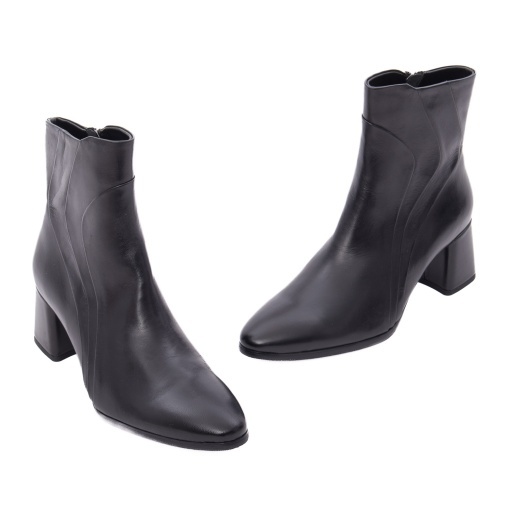 Botine dama din piele naturala, Regarde le Ciel MILLIE 15 2695 DELICE BLACK, negru - Img 2
