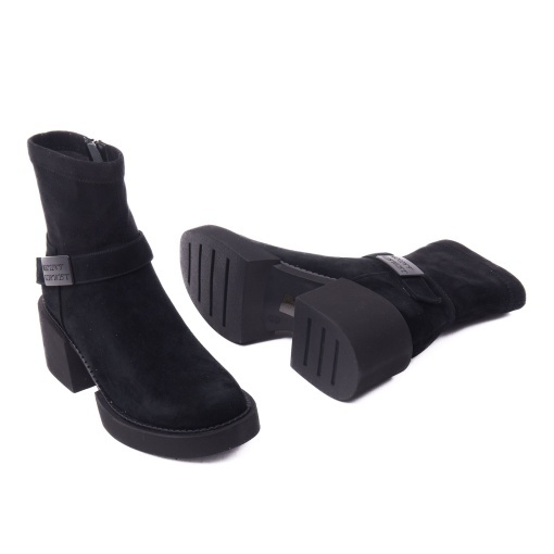 Botine dama Feeling piele intoarsa 25-124-01 - Img 3
