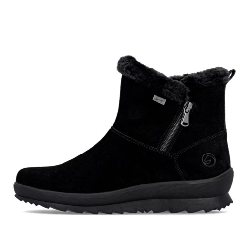 Botine Remonte din Piele Naturală cu Blăniță R8486-02 - Img 3
