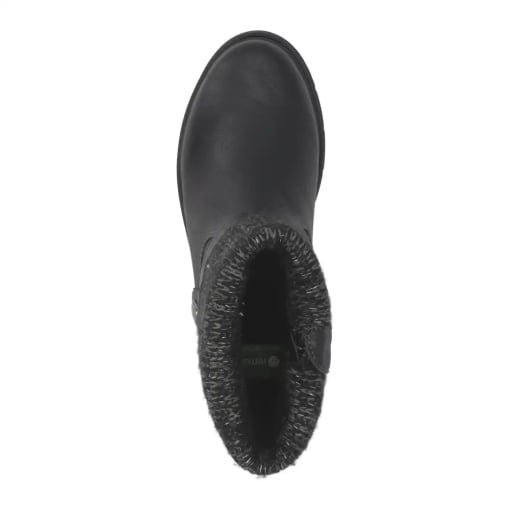 Cizme scurte dama Remonte D3976-03, negru - imagine 7