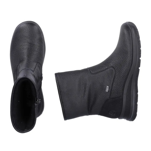Cizme scurte dama Rieker L7760-00, negru - imagine 9