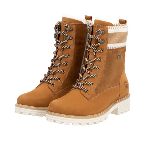 Ghete dama casual, piele naturala nubuc, D0W77-22 - Img 4