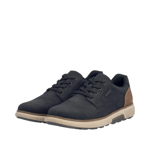 Pantofi barbati casual din material sintetic, Rieker B3317-00, negru - Img 4