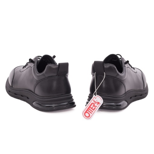Pantofi barbati casual din piele naturala, Otter 2T8167-1 01-N, negru - Img 6