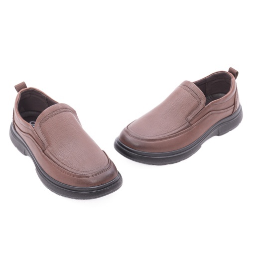 Pantofi barbati casual din piele naturala, Otter 3F5A0307-2M 02-N, maro - Img 3