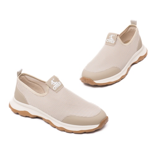 Pantofi barbati casual, textil, V2V260003C-03, bej - Img 2