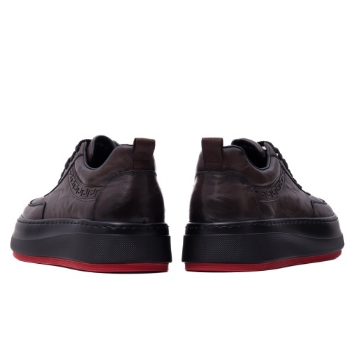 Pantofi barbati din piele naturala, Otter, E6E670016B 02-N, maro - Img 6