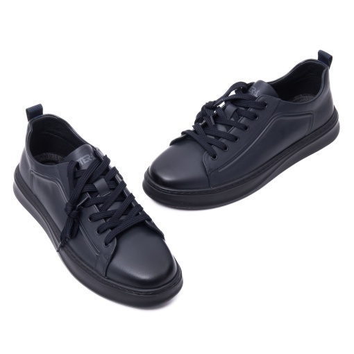Pantofi barbati din piele naturala, Otter J2J270002B 42-N, bleumarin - Img 2