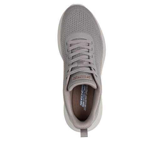 Pantofi barbati sport din material textil, Skechers BOBS MODA FLEX 118155 TPE TAUPE, taupe - Img 3
