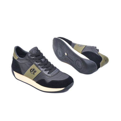 Pantofi barbati tip sneakers 3MKD789802A 01-N, negru - Img 5