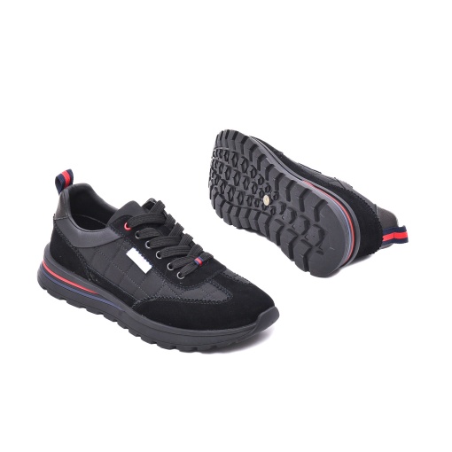 Pantofi barbati tip sneakers, diverse, 3MKD765011A 01-Z, negru - Img 5