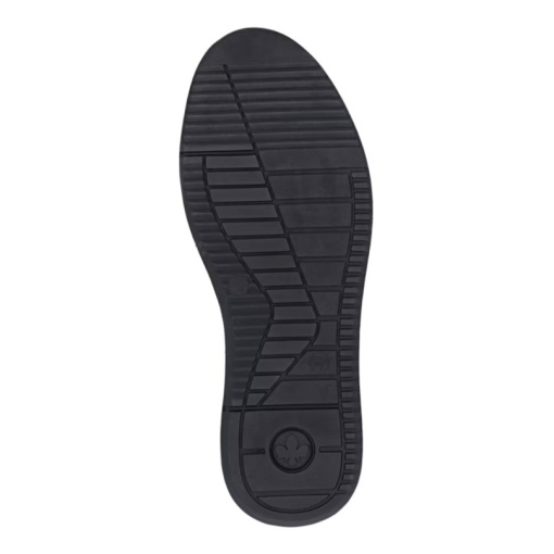 Pantofi Casual Bărbați Rieker 10454-00 Negri - Piele Naturală - Lățime H (Extra Wide) - Img 8