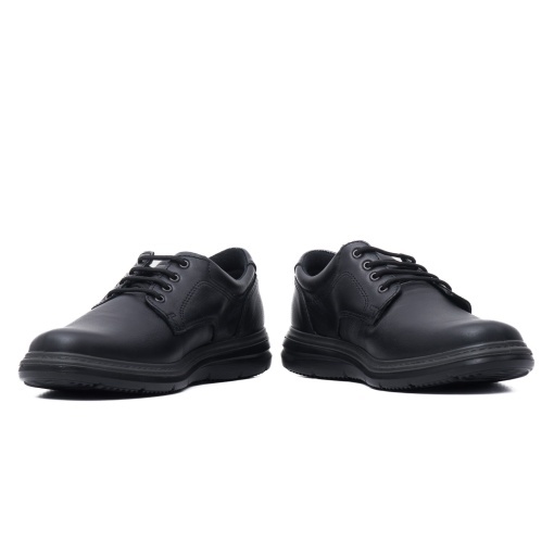 Pantofi casual cu siret, IMAC, IC201448 01-N, negru - Img 5