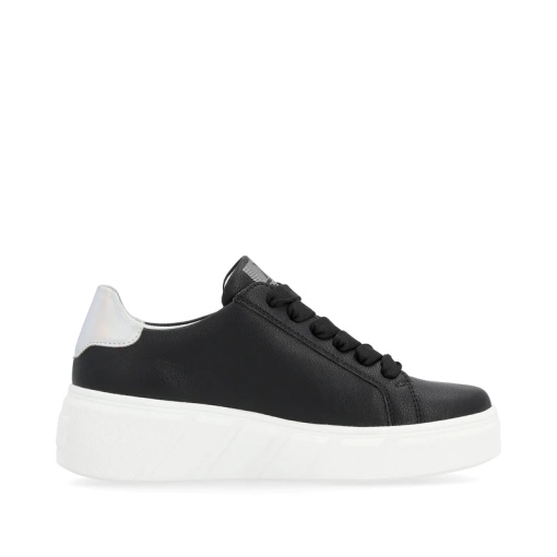 Pantofi casual Rieker Revolution din piele neagra W0505-00 - Img 3