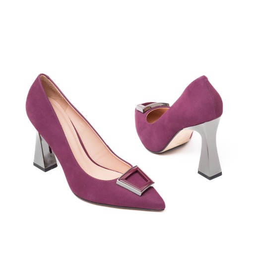 Pantofi cu toc clepsidra, OE10990-497-835 19-2 - Img 6