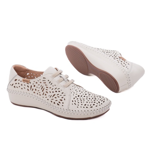 Pantofi dama casual din piele naturala, Pikolinos P. VALLARTA 655-4783 NATA, alb - Img 4